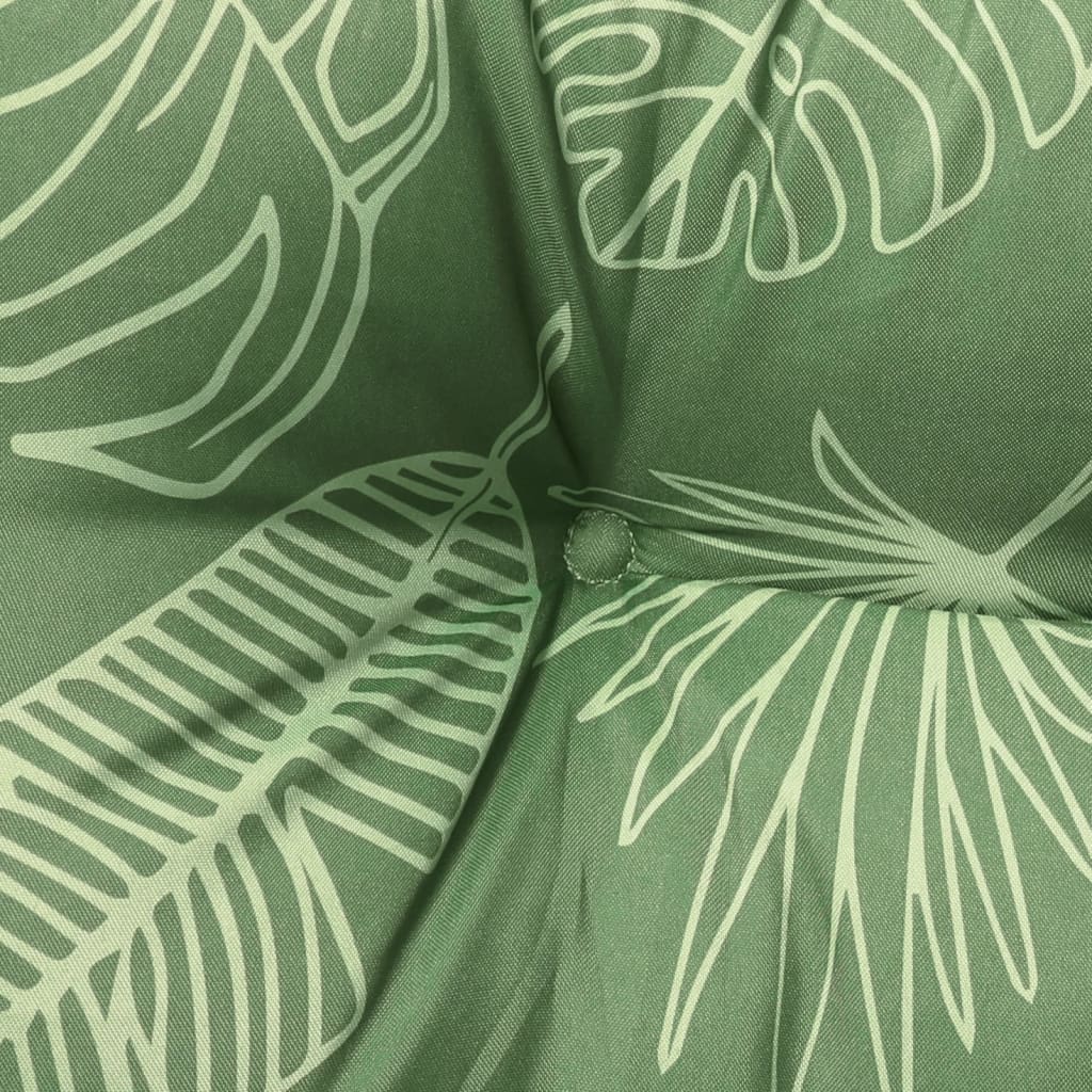 Poduška na palety vzor listů 50 x 40 x 12 cm textil