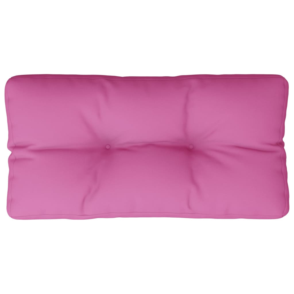 Poduška na palety růžová 70 x 40 x 12 cm textil