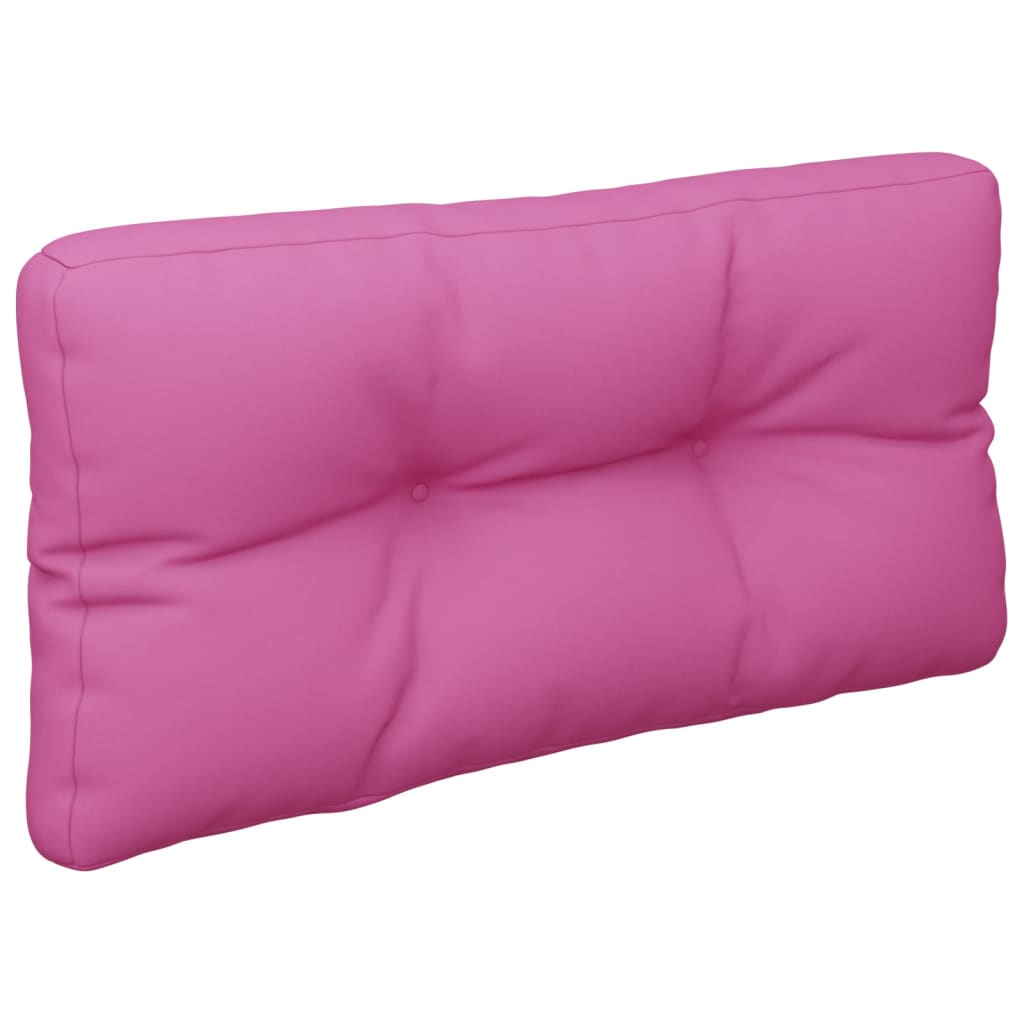 Poduška na palety růžová 70 x 40 x 12 cm textil