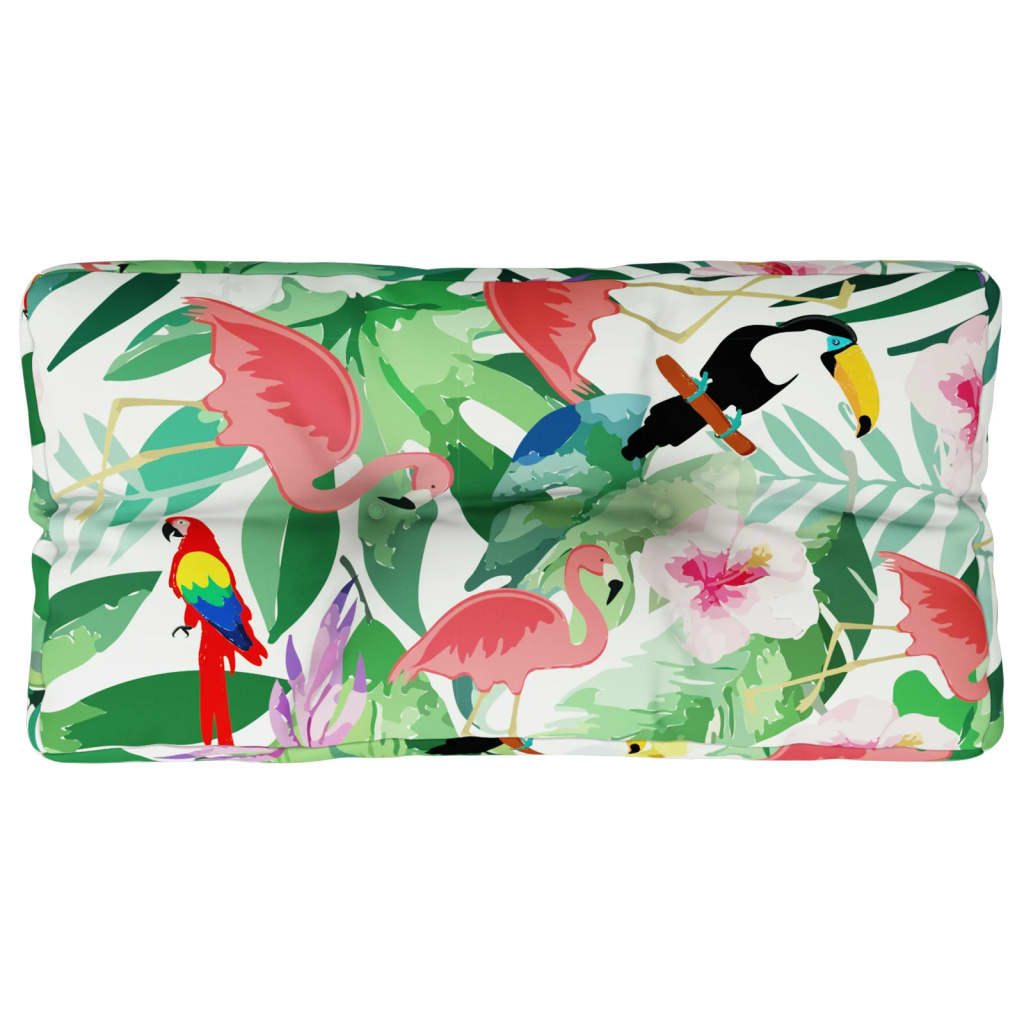 Poduška na palety vícebarevná 80 x 40 x 12 cm textil