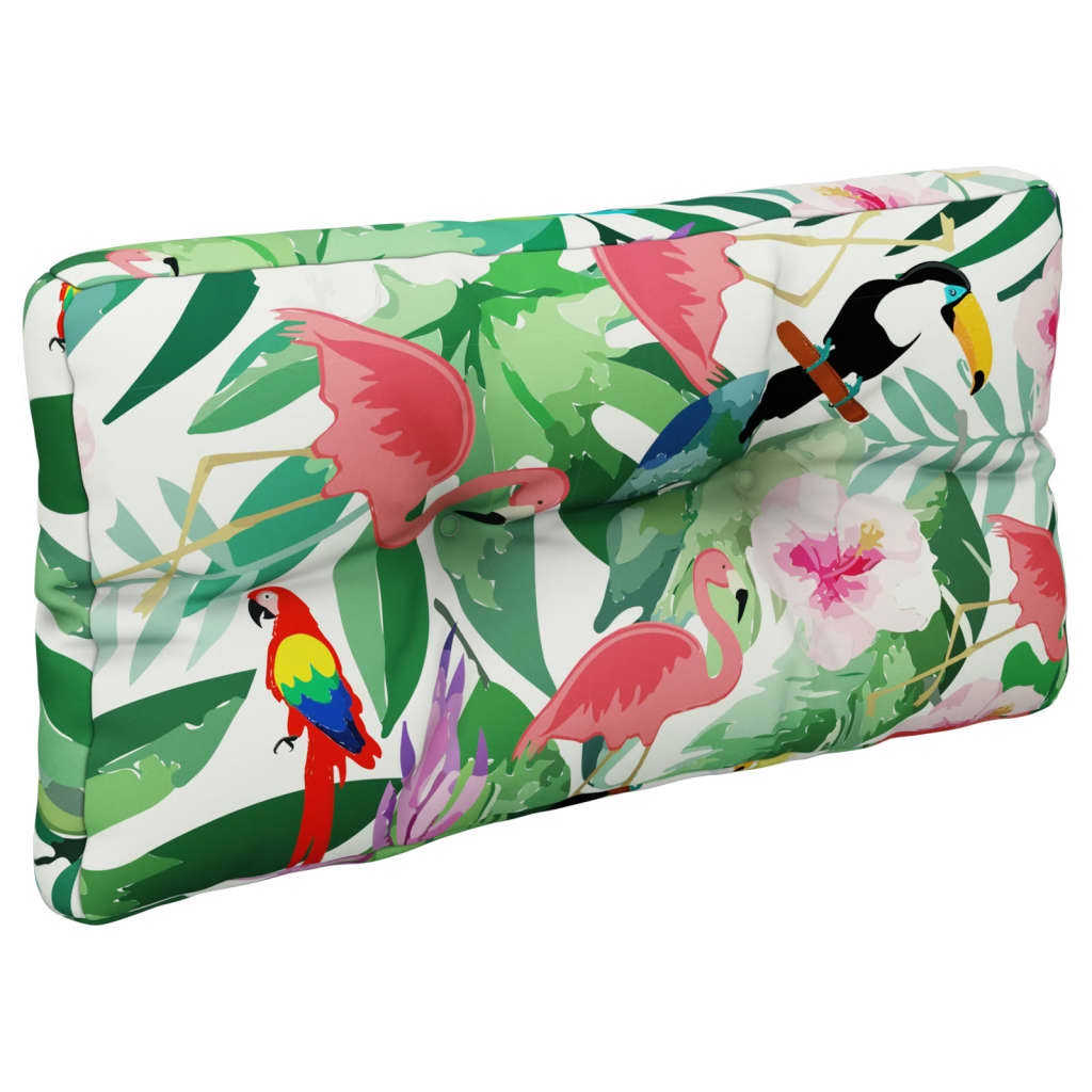 Poduška na palety vícebarevná 80 x 40 x 12 cm textil