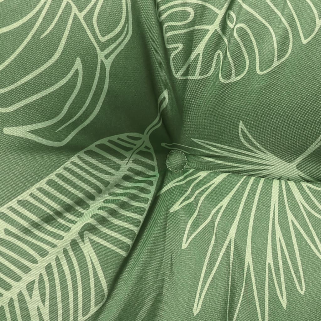 Poduška na palety vzor listů 80 x 40 x 12 cm textil