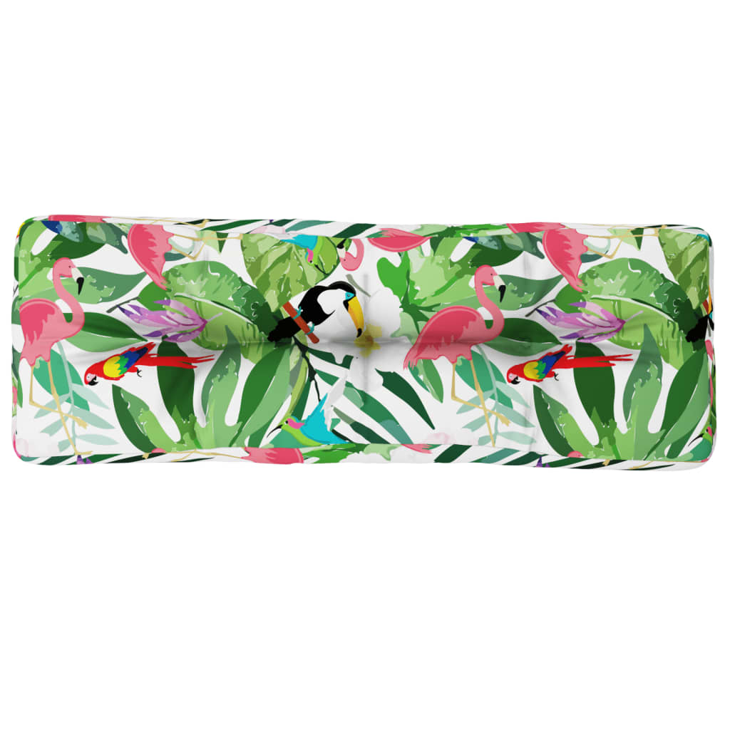 Poduška na palety vícebarevná 120 x 40 x 12 cm textil