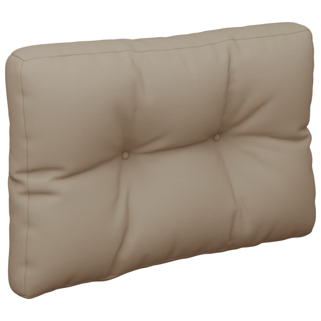 Podušky na palety 2 ks taupe textil