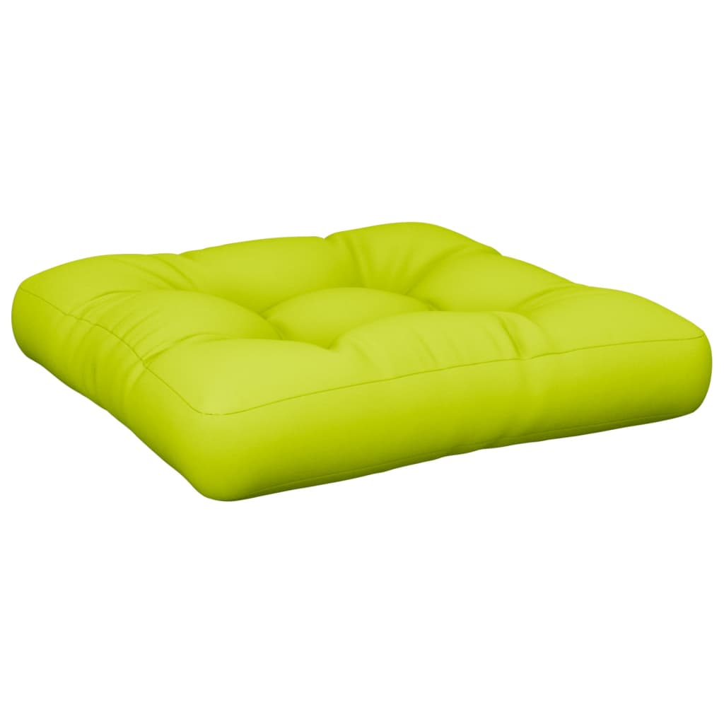 Podušky na palety 2 ks jasně zelené textil