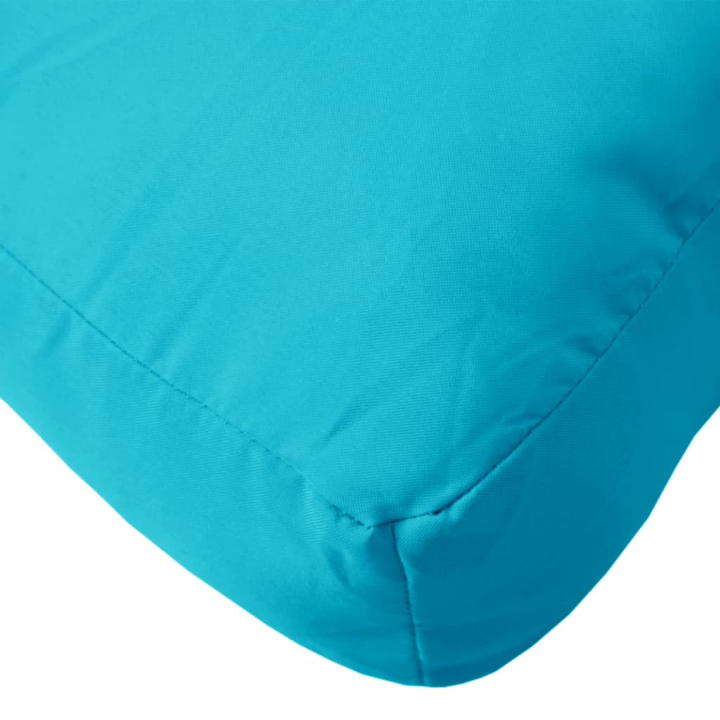 Podušky na palety 2 ks tyrkysové textil