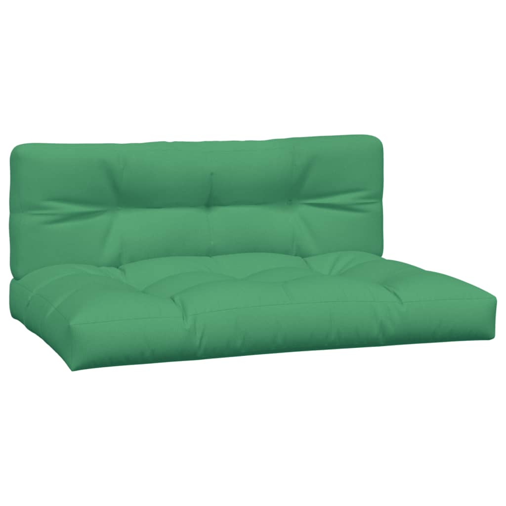 Podušky na palety 2 ks zelené textil