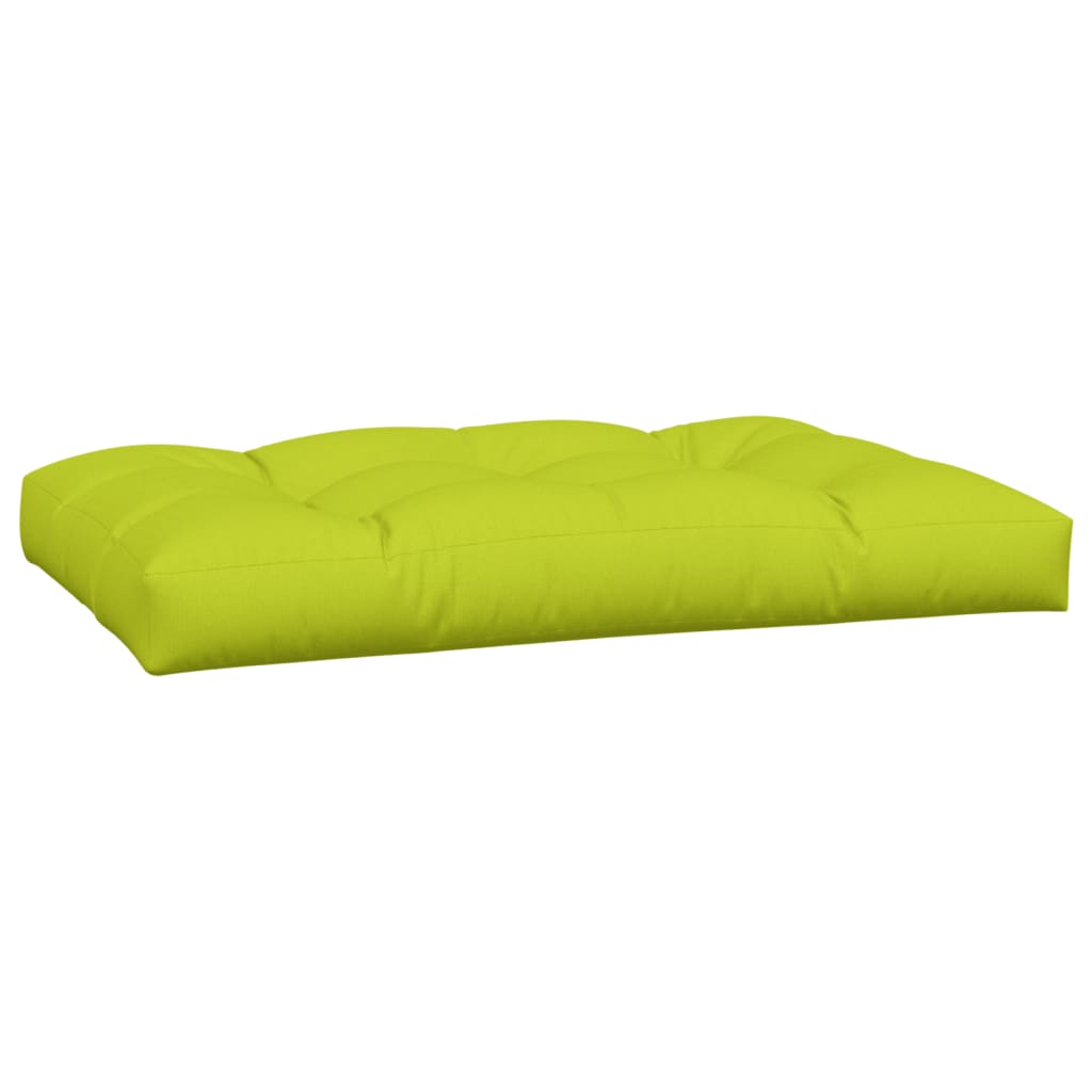 Podušky na palety 2 ks jasně zelené textil