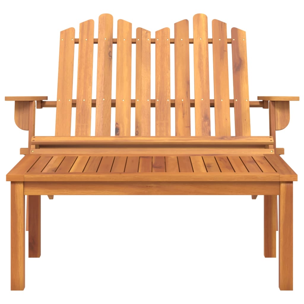 2dílná sada zahradního nábytku Adirondack masivní akácie