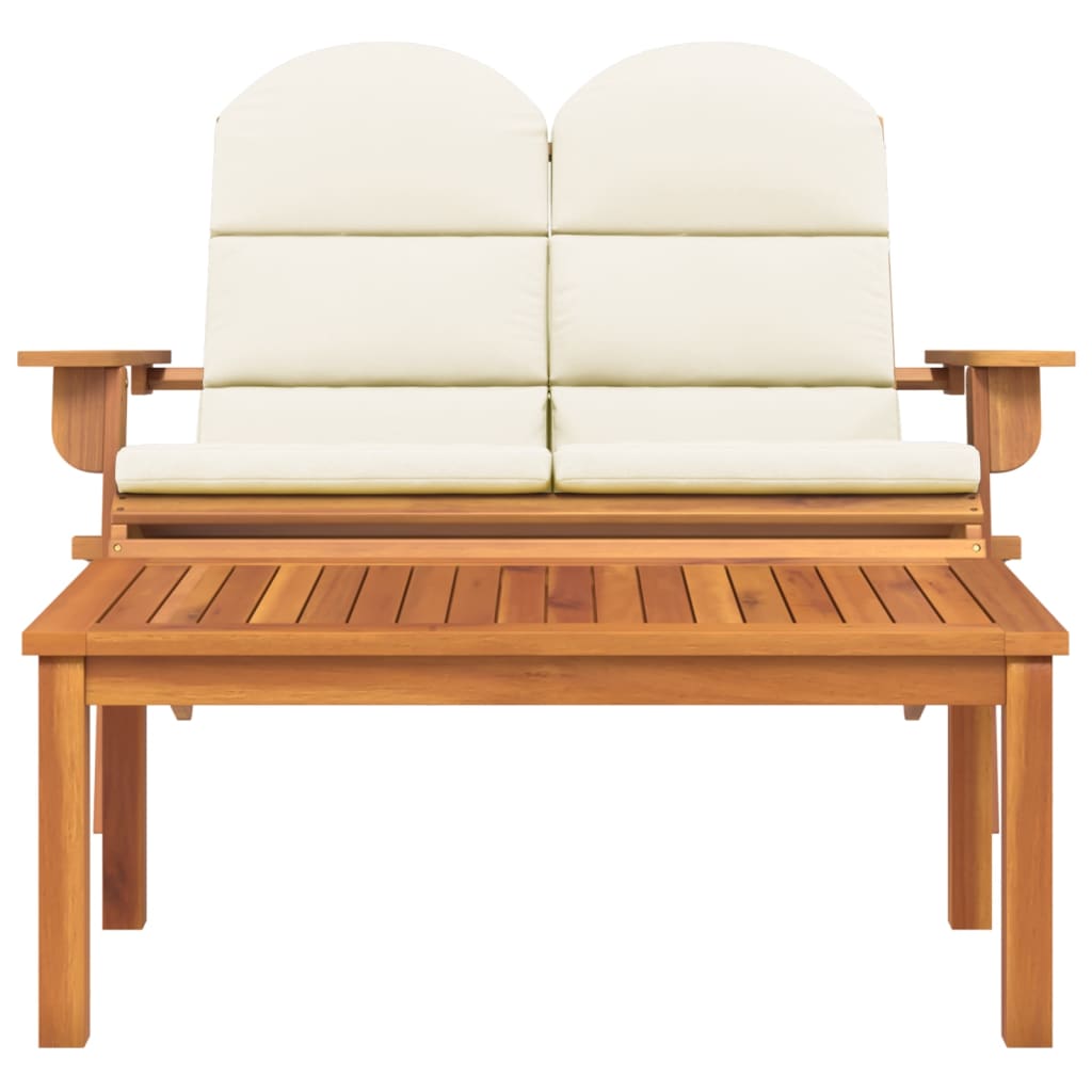 2dílná sada zahradního nábytku Adirondack masivní akácie