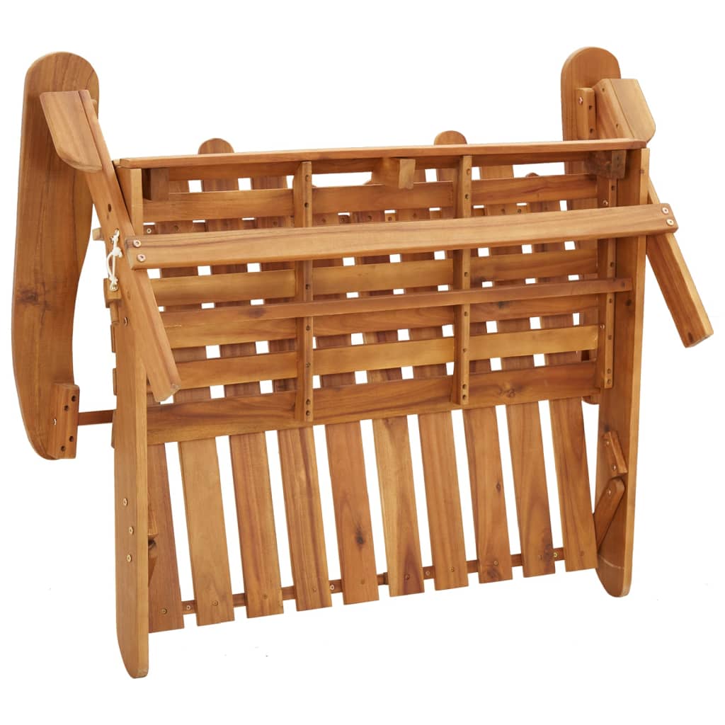 2dílná sada zahradního nábytku Adirondack masivní akácie