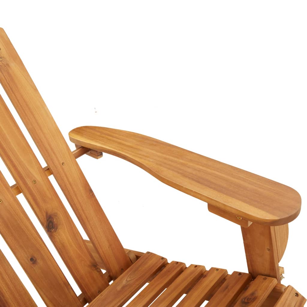 2dílná sada zahradního nábytku Adirondack masivní akácie