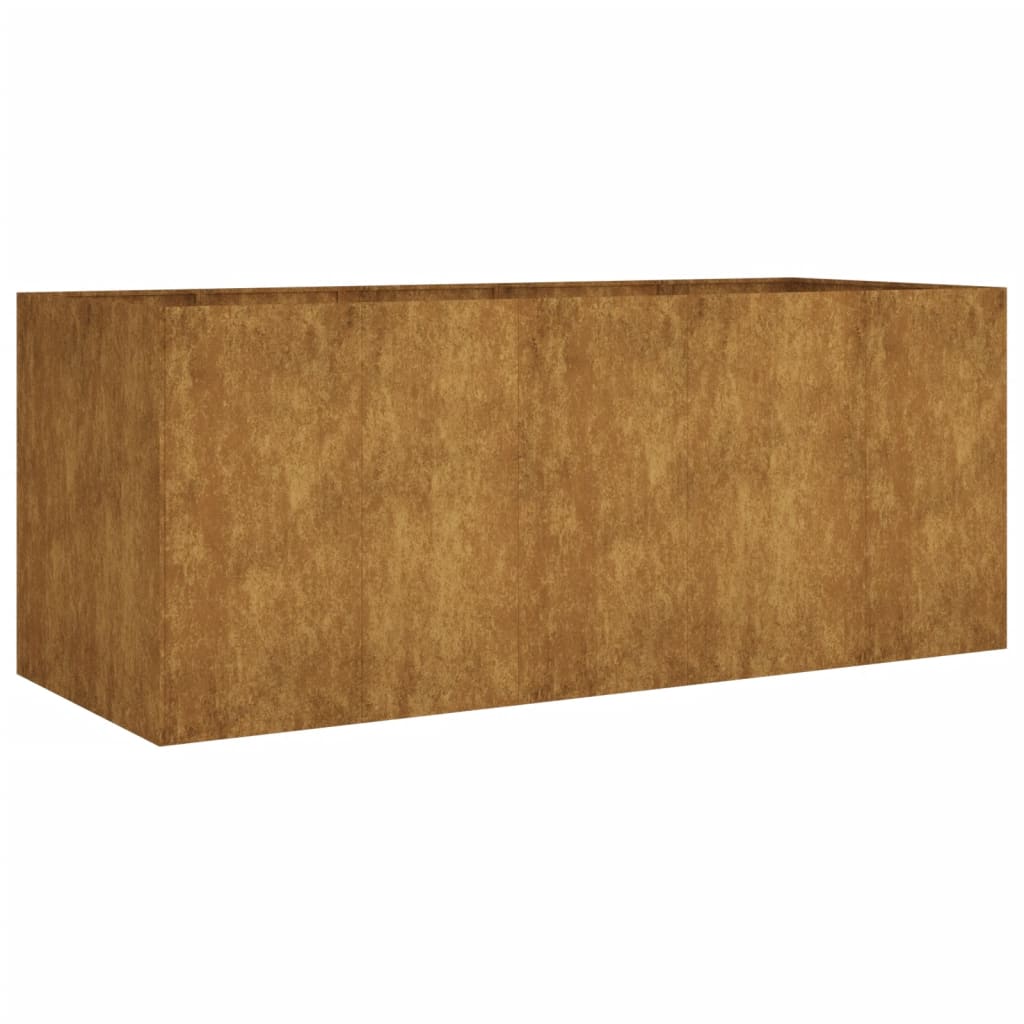 Zahradní vyvýšený záhon 200 x 80 x 80 cm cortenová ocel
