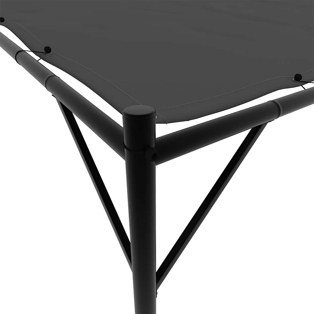 Stříška antracitová 4 x 4 m 180 g/m² textil a ocel