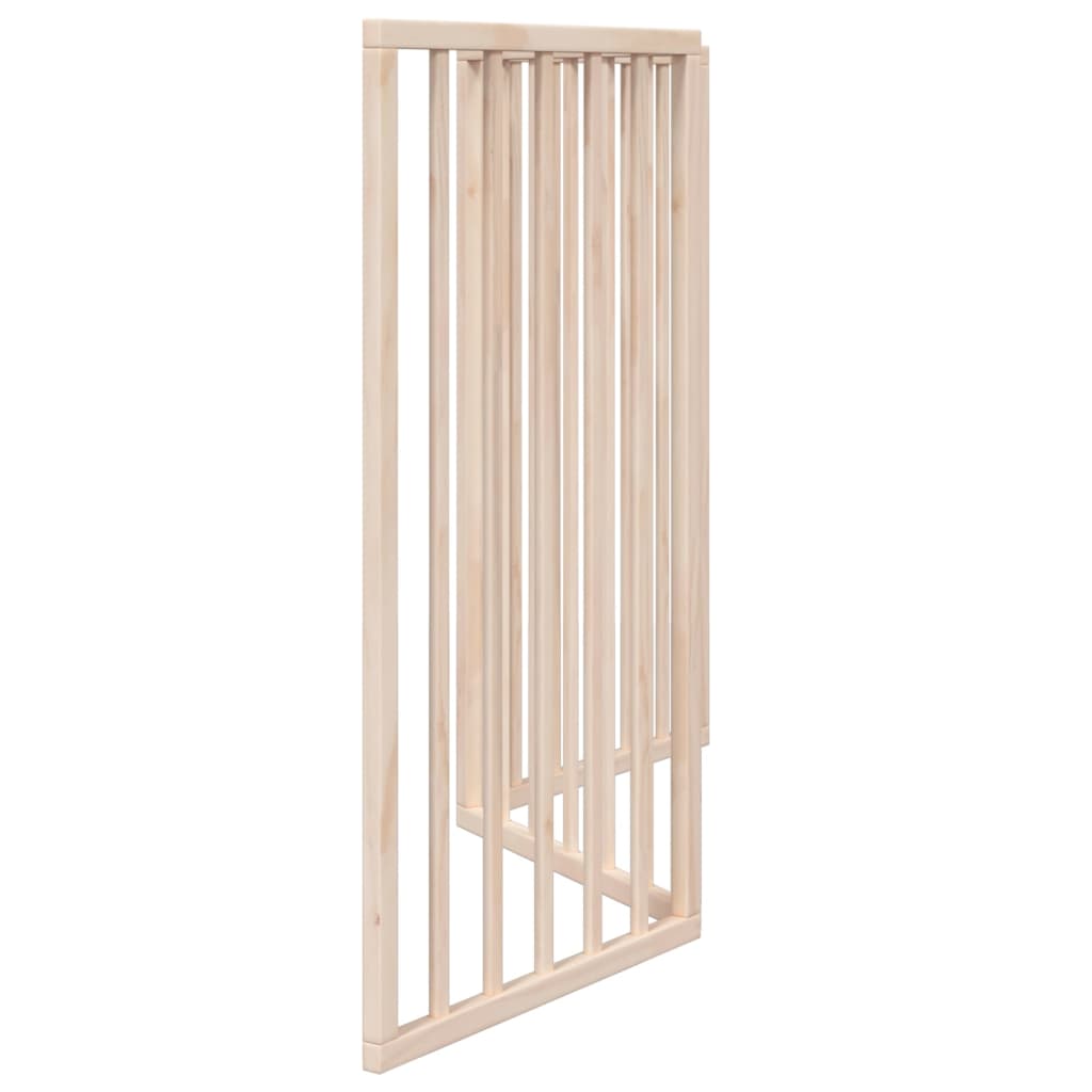 Skládací psí branka, 3dílná, 150 cm, topolové dřevo