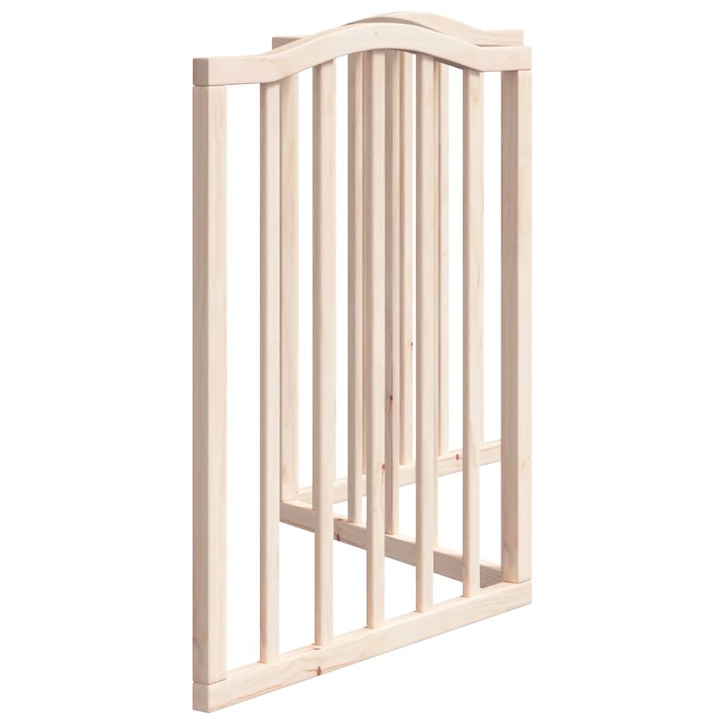 Zábrana pro psy skládací 3 panely 150 cm topolové dřevo