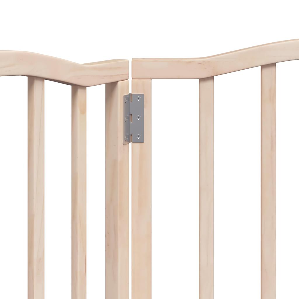 Zábrana pro psy skládací 3 panely 150 cm topolové dřevo