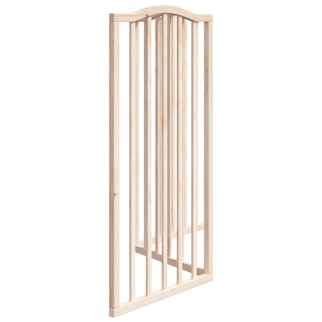Zábrana pro psy skládací 3 panely 150 cm topolové dřevo