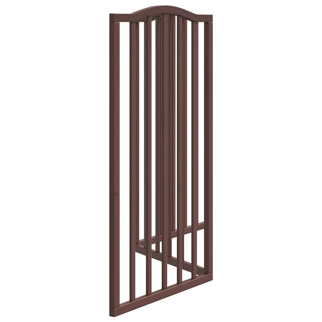 Zábrana pro psy skládací 3 panely hnědý dub 150 cm topol