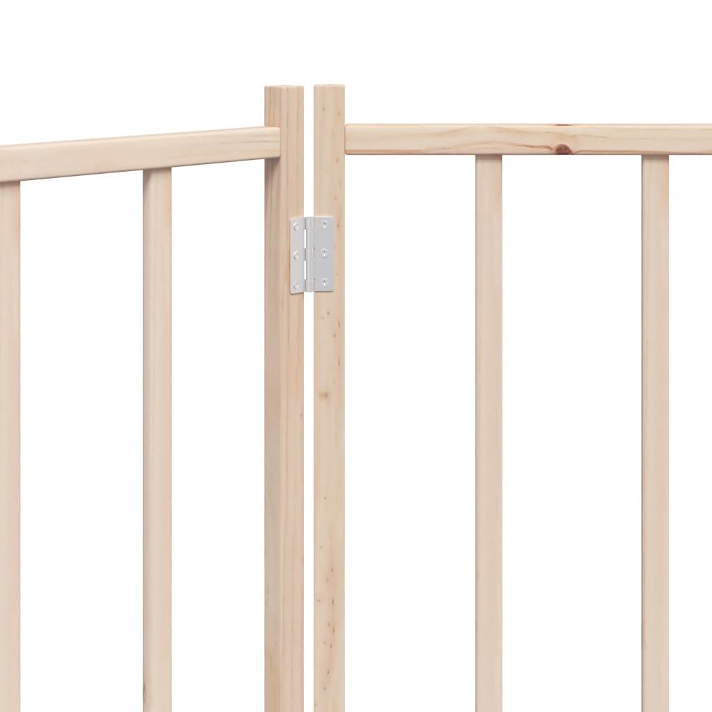 Zábrana pro psy skládací 3 panely 150 cm masivní jedle