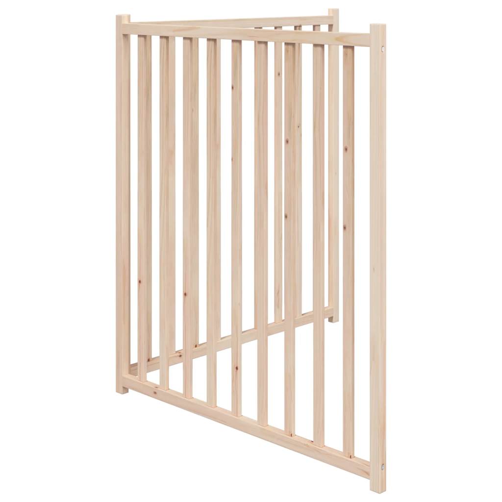 Zábrana pro psy skládací 2 panely 160 cm masivní jedle