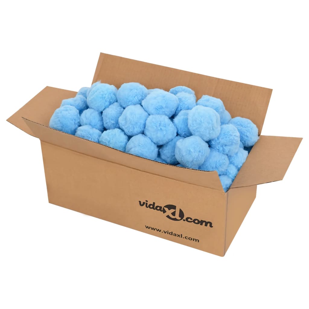 Filtrační kuličky do bazénu modré 1 400 g polyethylen