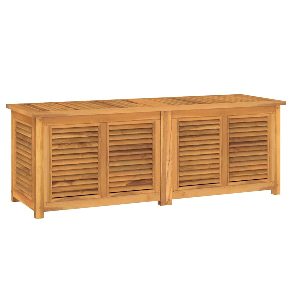 Zahradní úložný box s vložkou 150 x 50 x 55 cm masivní teak