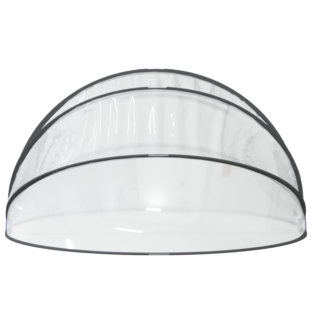 Kopule na bazén kulatá 406 x 203 cm PVC