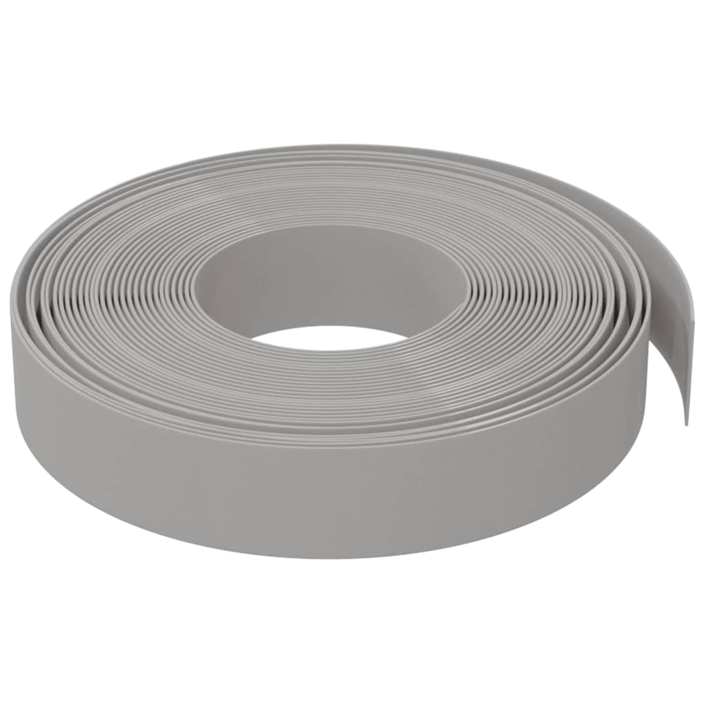 Travní lemy 2 ks šedé 10 m 10 cm polyethylen