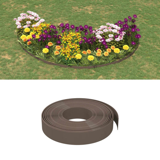 Travní lemy 3 ks hnědé 10 m 10 cm polyethylen