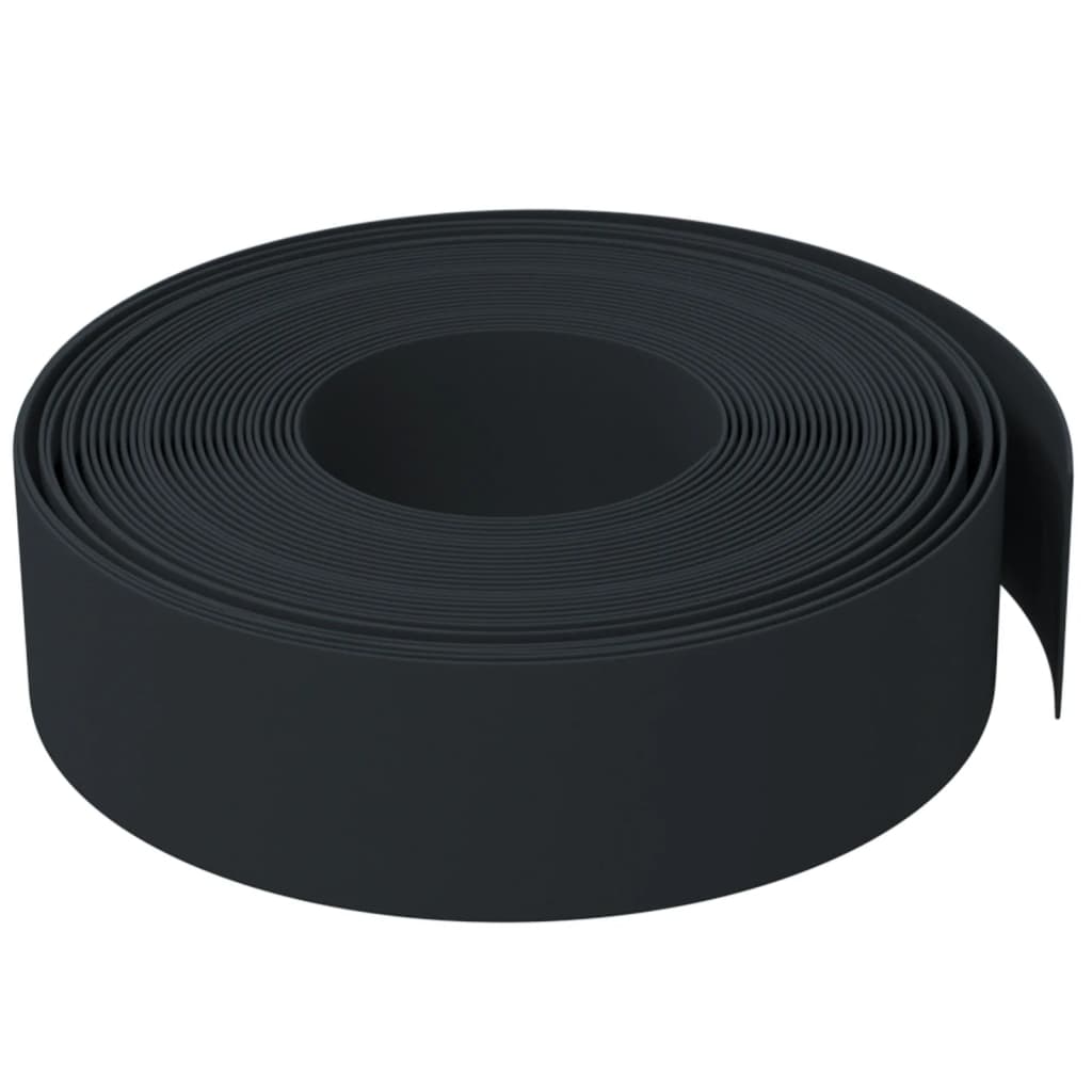 Travní lemy 3 ks černé 10 m 15 cm polyethylen