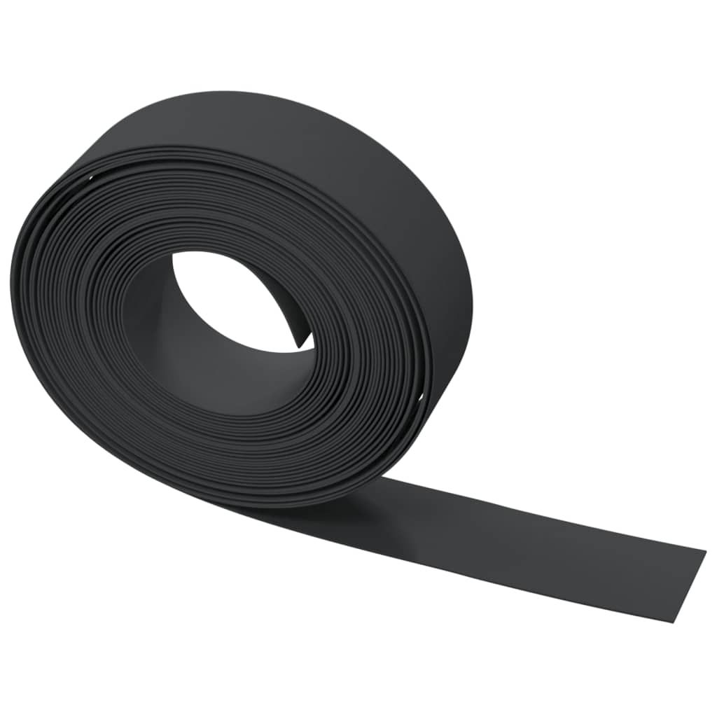 Travní lemy 3 ks černé 10 m 15 cm polyethylen