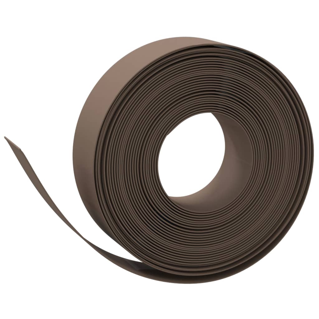 Travní lemy 2 ks hnědé 10 m 15 cm polyethylen