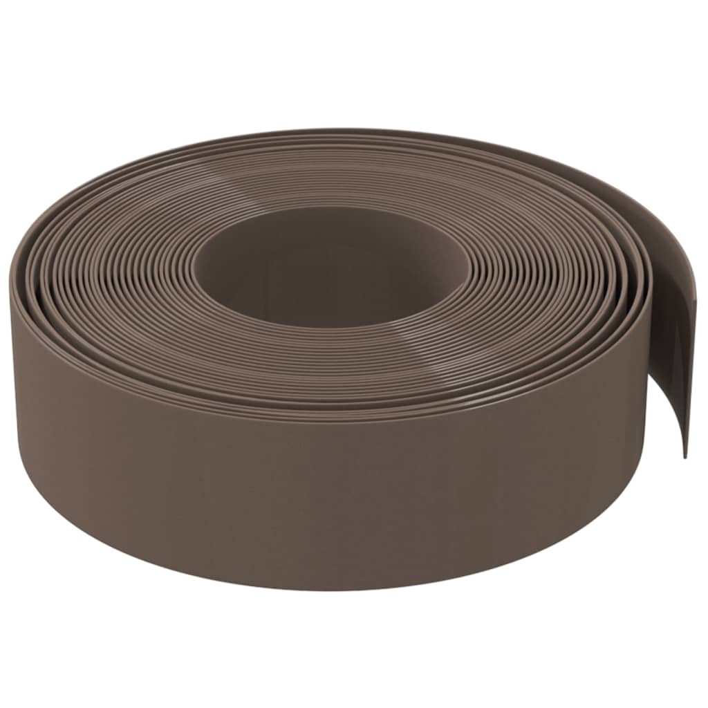 Travní lemy 2 ks hnědé 10 m 15 cm polyethylen