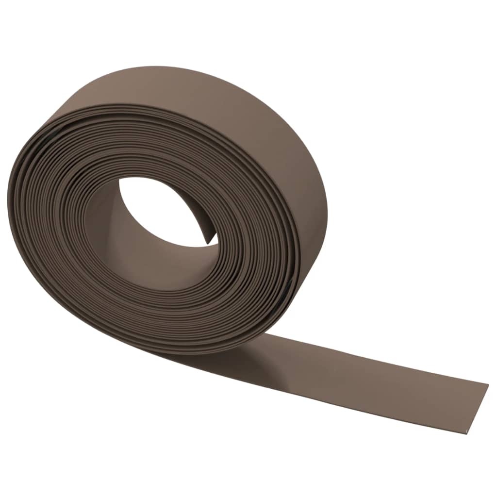 Travní lemy 2 ks hnědé 10 m 15 cm polyethylen