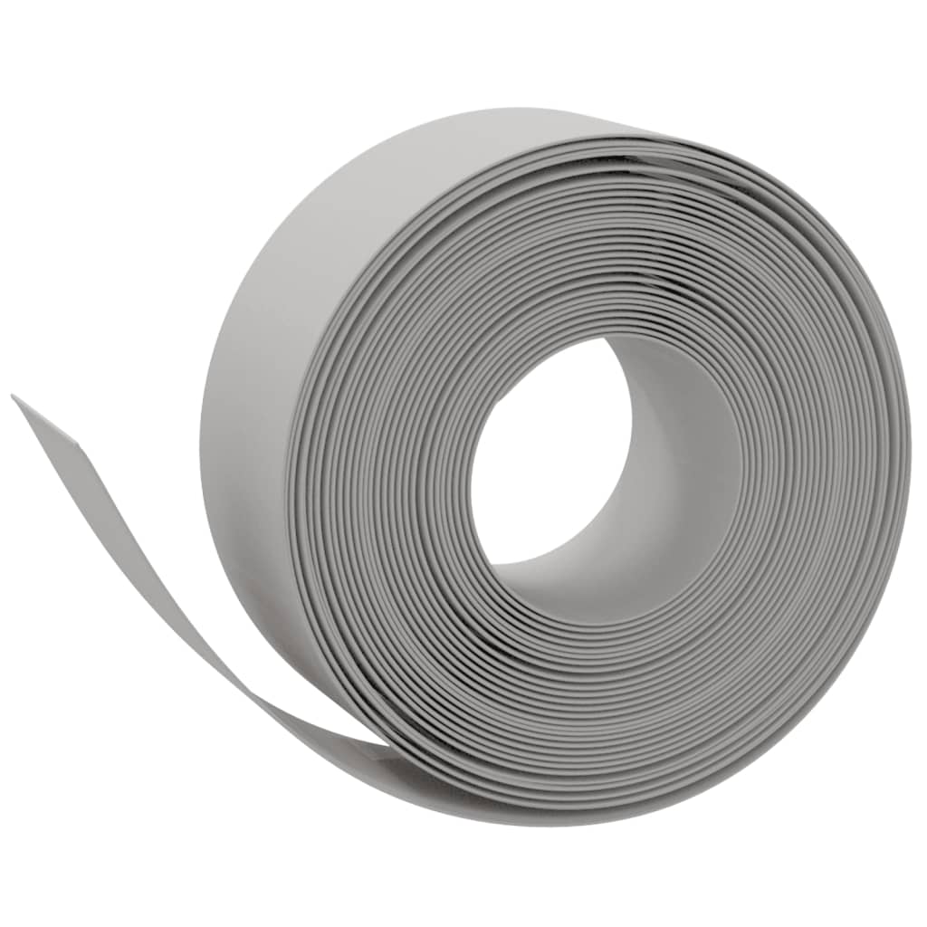 Travní lemy 3 ks šedé 10 m 20 cm polyethylen