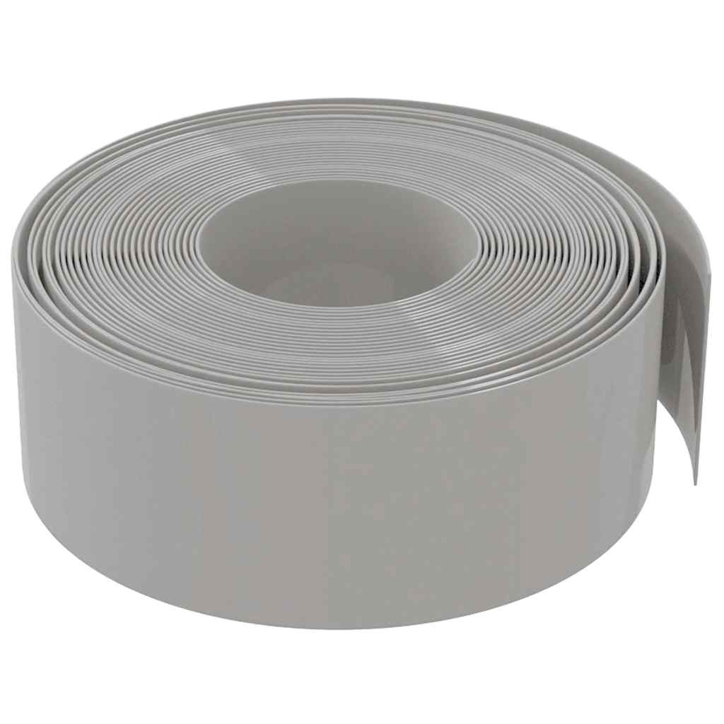 Travní lemy 5 ks šedé 10 m 20 cm polyethylen