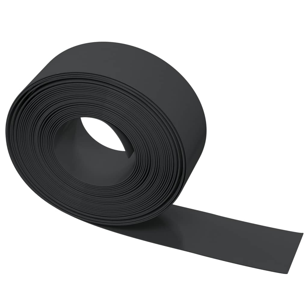 Travní lemy 4 ks černé 10 m 20 cm polyethylen