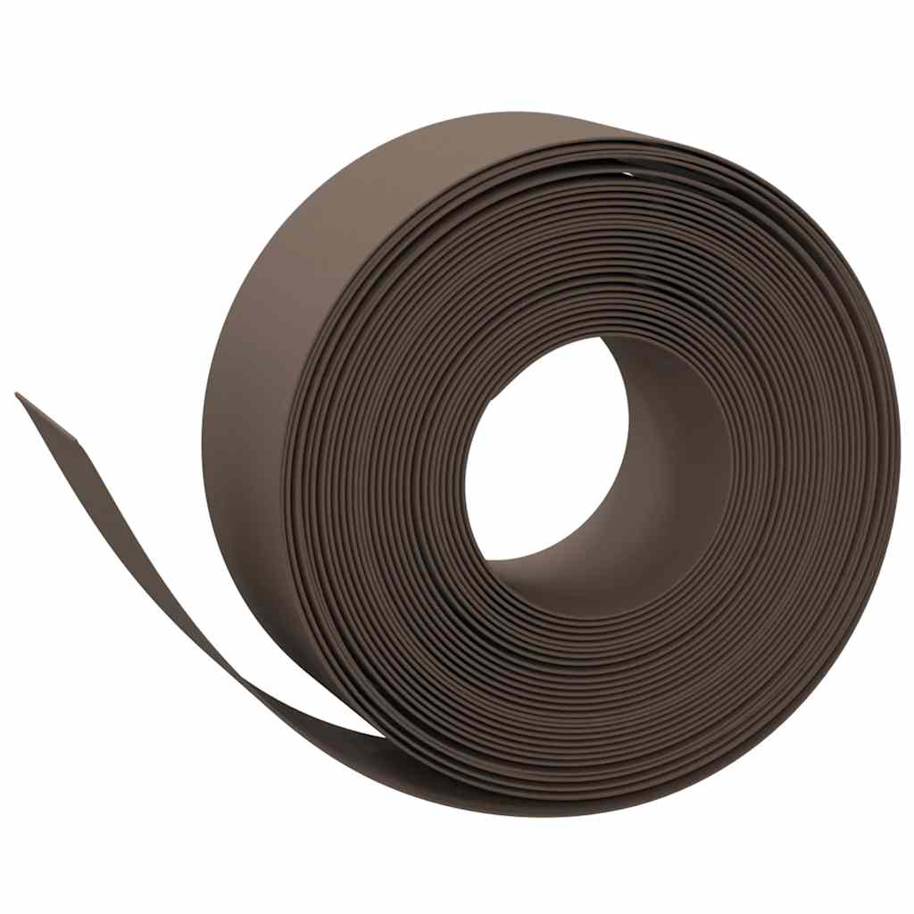 Travní lemy 5 ks hnědé 10 m 20 cm polyethylen