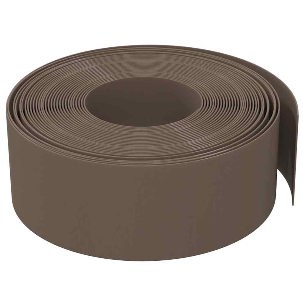 Travní lemy 5 ks hnědé 10 m 20 cm polyethylen