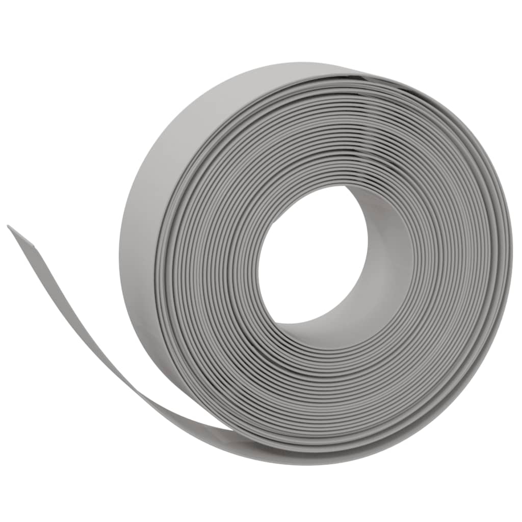 Travní lem šedý 10 m 15 cm polyethylen