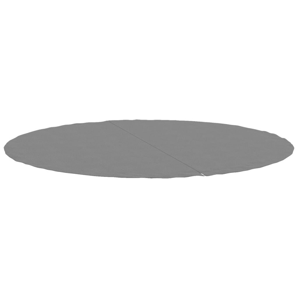 Podložka pod bazén světle šedá Ø244 cm polyesterová geotextilie