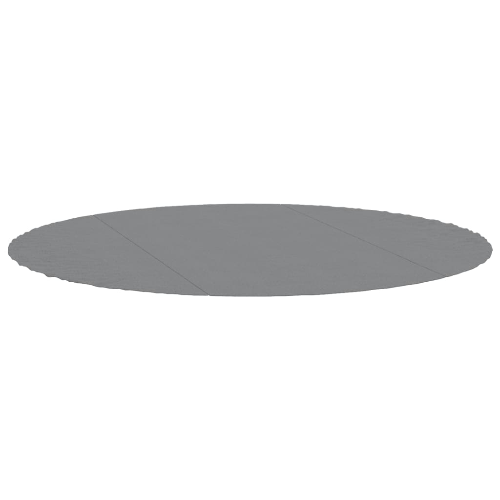 Podložka pod bazén světle šedá Ø306 cm polyesterová geotextilie