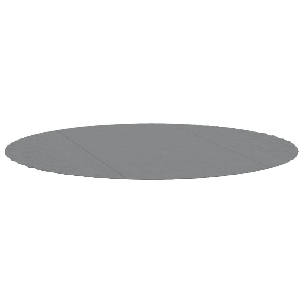Podložka pod bazén světle šedá Ø366 cm polyesterová geotextilie