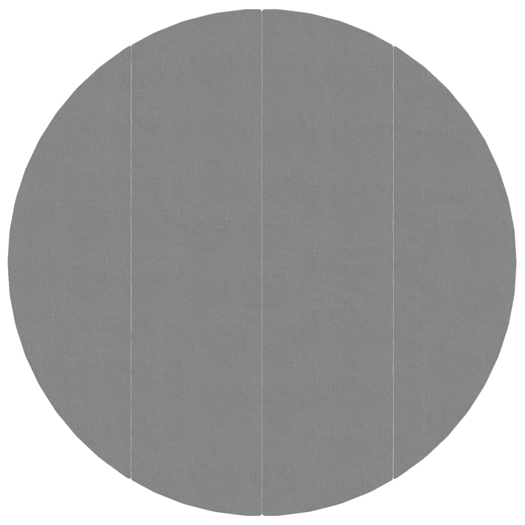 Podložka pod bazén světle šedá Ø428 cm polyesterová geotextilie