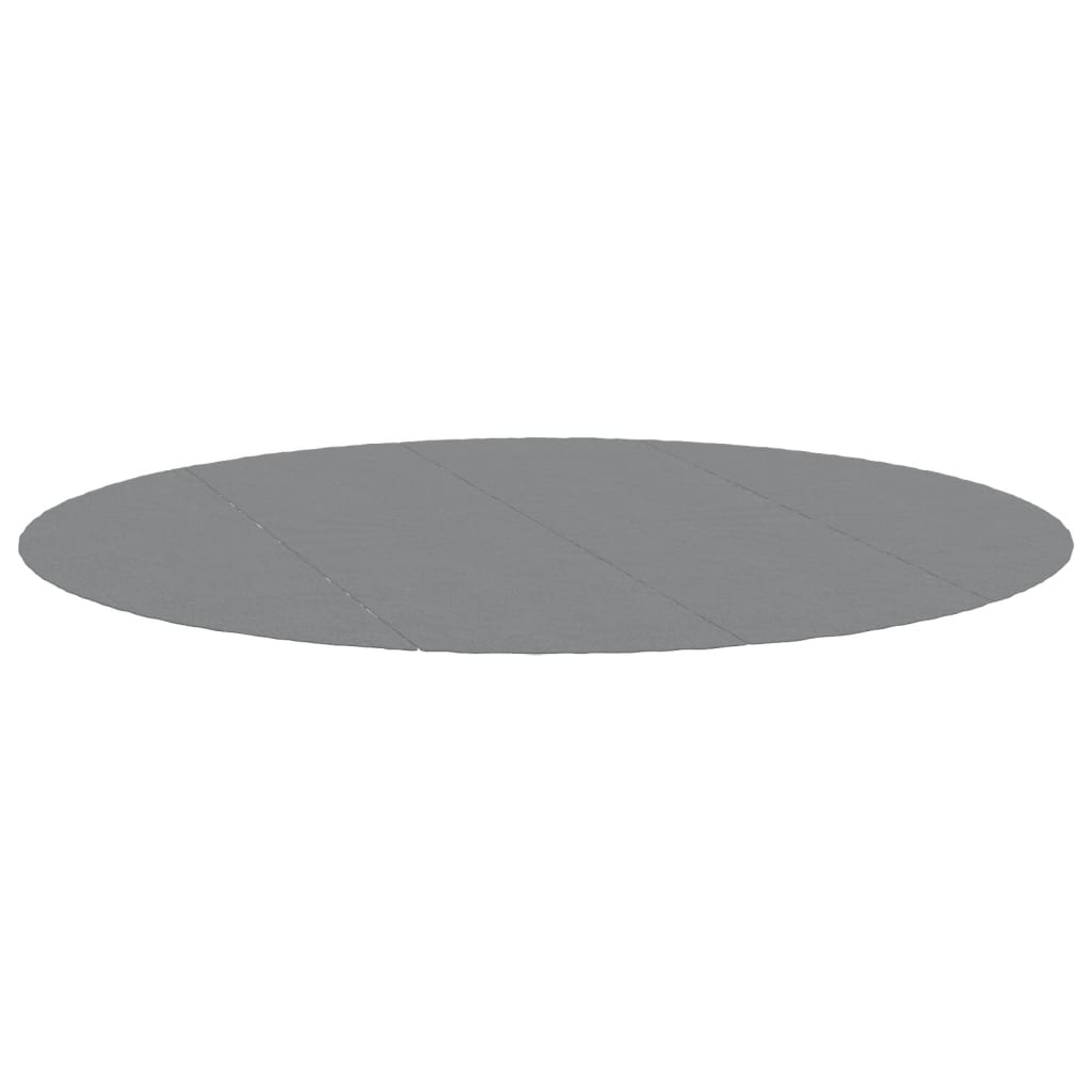 Podložka pod bazén světle šedá Ø428 cm polyesterová geotextilie
