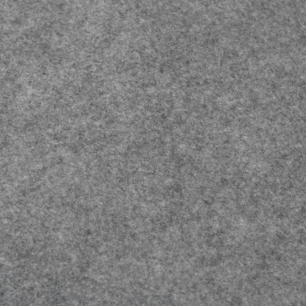 Podložka pod bazén světle šedá Ø428 cm polyesterová geotextilie