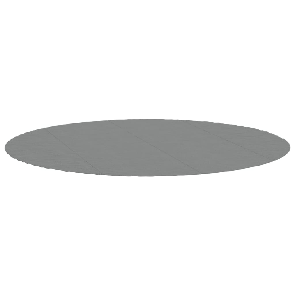 Podložka pod bazén světle šedá Ø458 cm polyesterová geotextilie