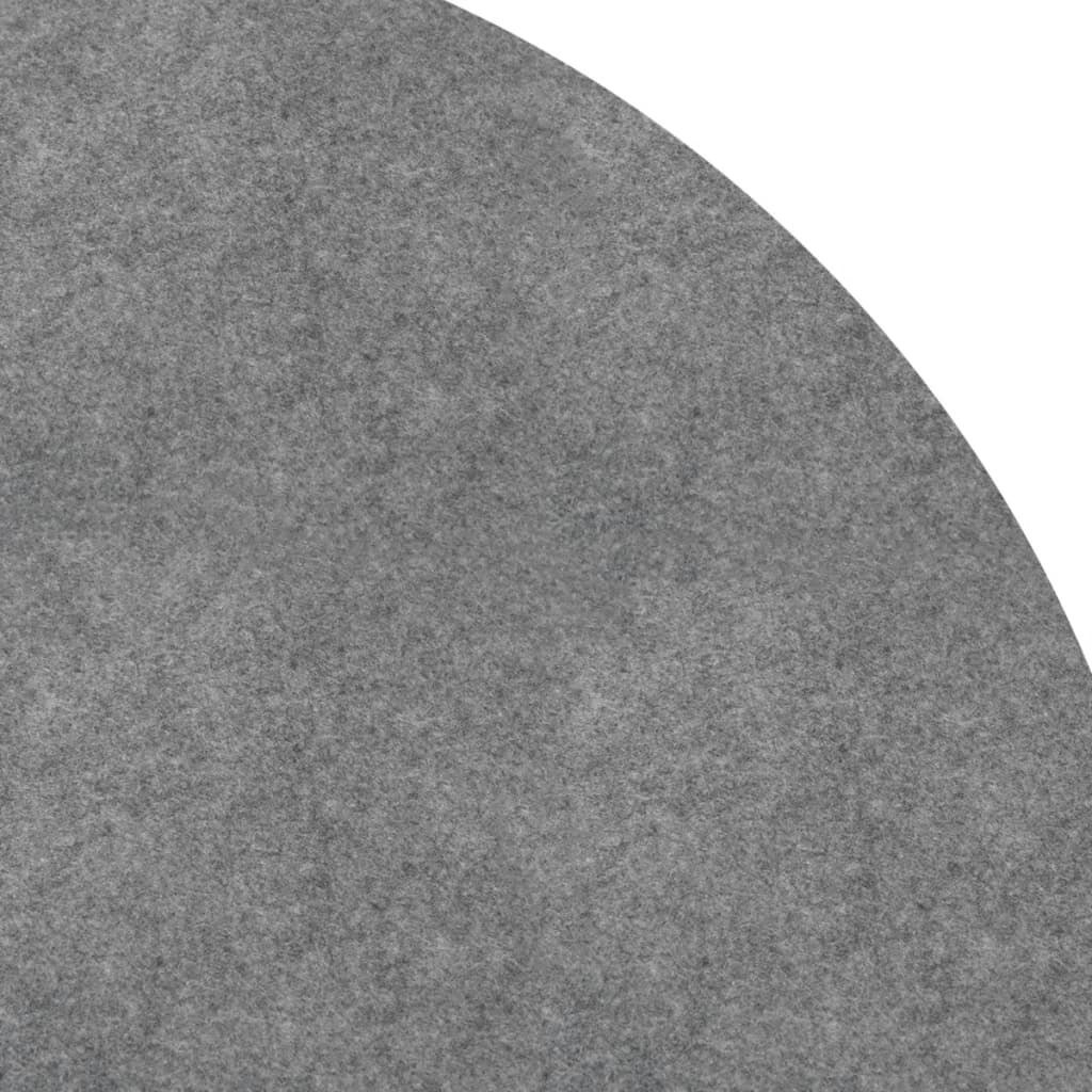 Podložka pod bazén světle šedá Ø550 cm polyesterová geotextilie