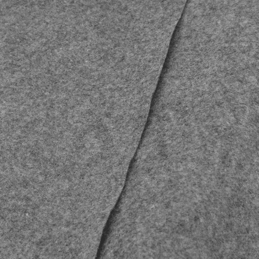 Podložka pod bazén světle šedá Ø550 cm polyesterová geotextilie